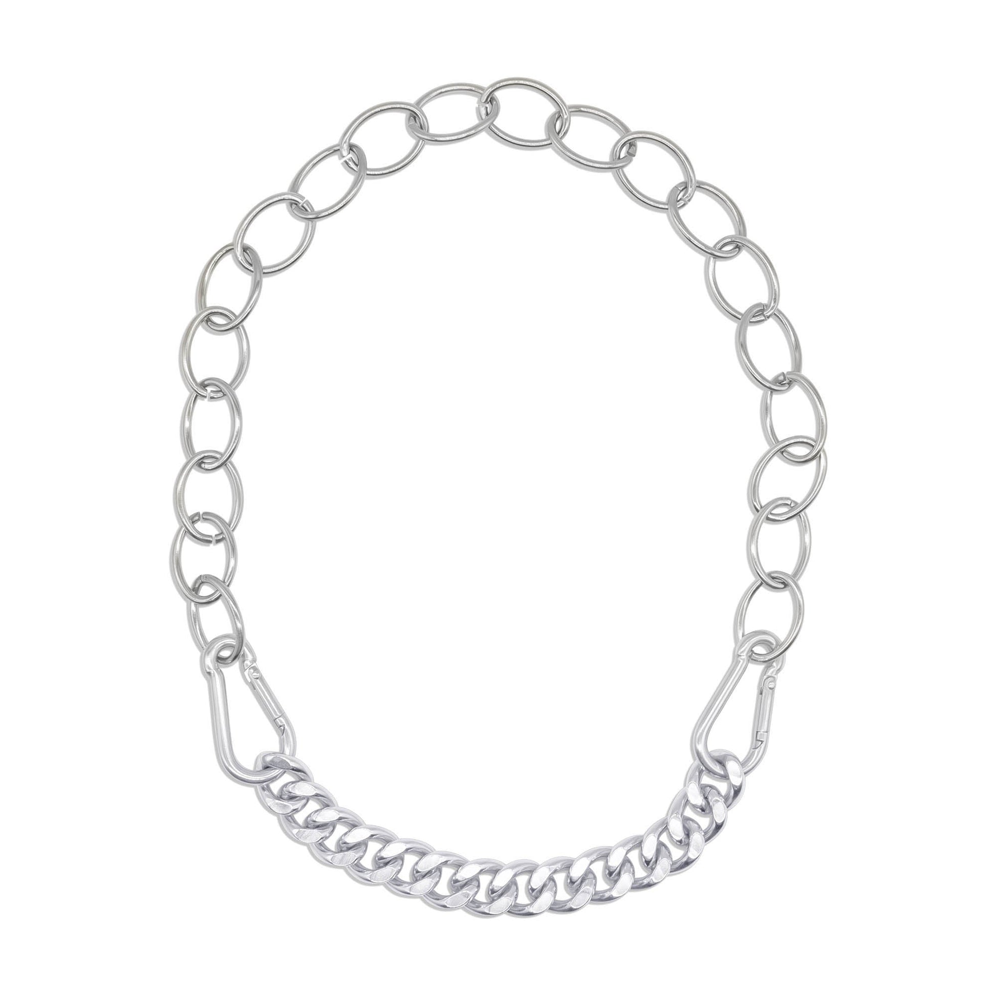 Anarchy Stainless Steel Multi-Chain Necklace – product image 1