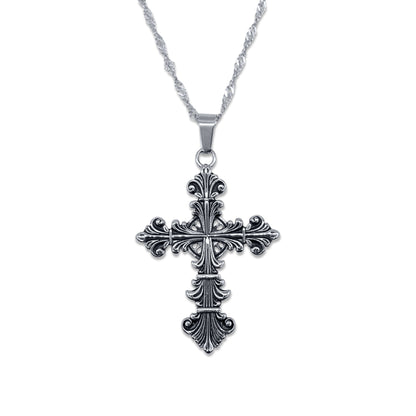 Lament Cross Stainless Steel Necklace – product image 1