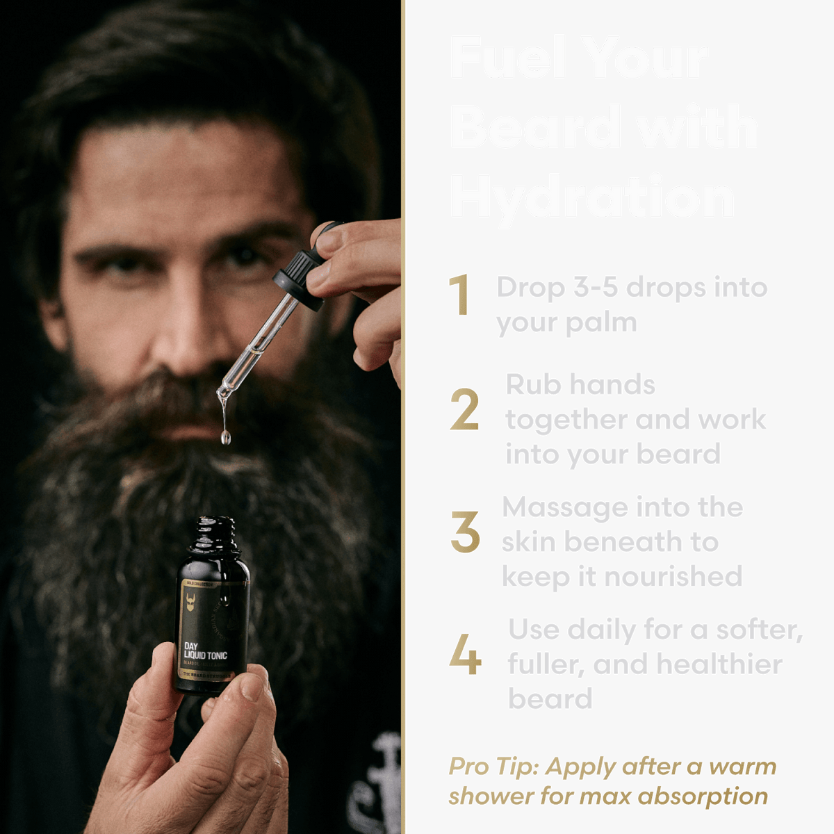 Day Liquid Beard Tonic – how to use