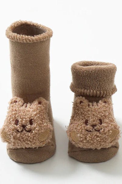 Boucle Teddy Slipper Socks For Little Feet – product image 4 of 5