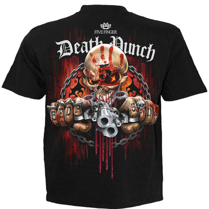 Five Finger Death Punch Assassin Licensed Black T-Shirt – product image 2