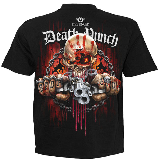 Five Finger Death Punch Assassin Licensed Black T-Shirt – product image 2