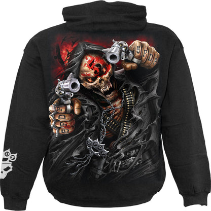 Five Finger Death Punch Assassin Licensed Black Hoodie – product image 2