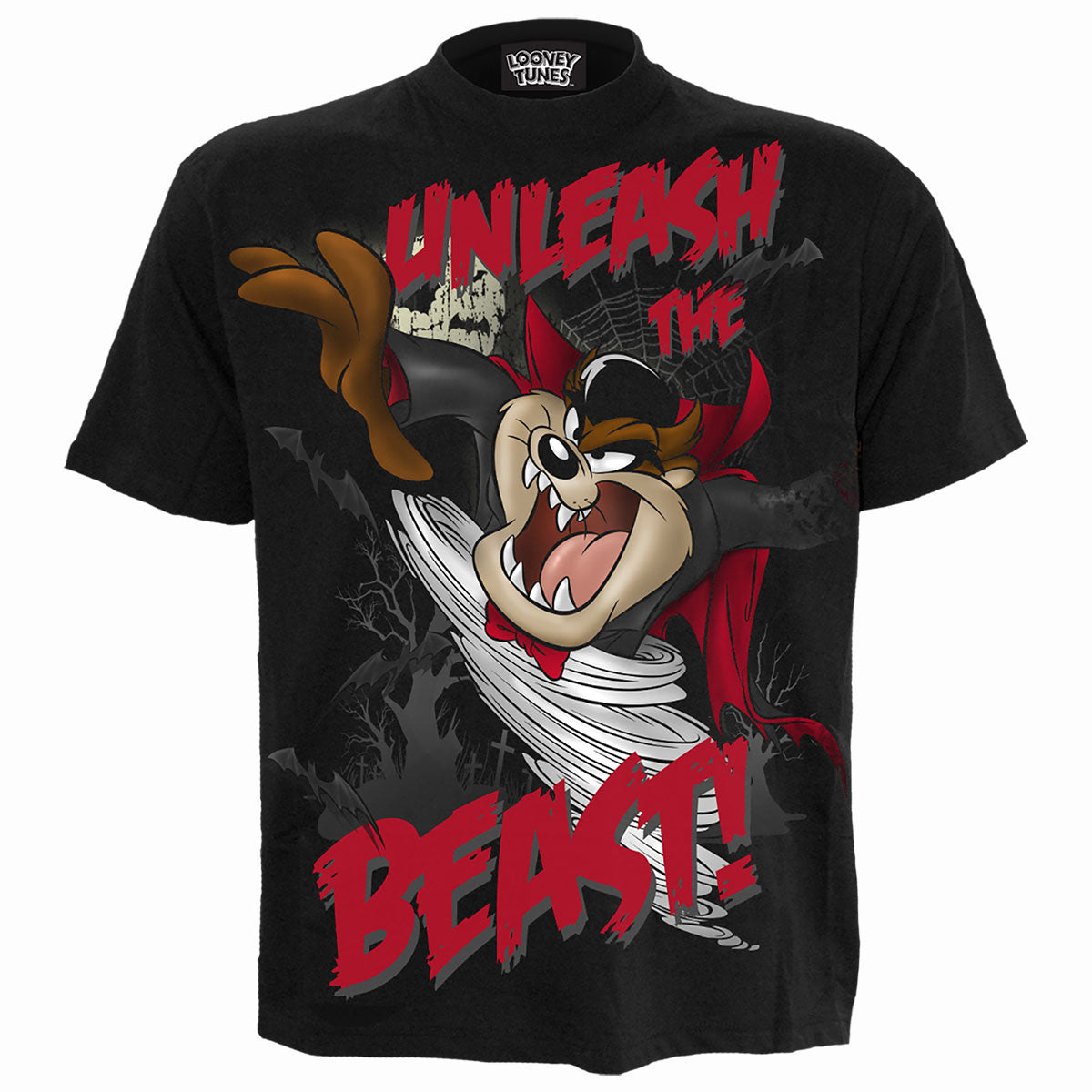 TAZ - UNLEASH THE BEAST - Front Print T-Shirt Black – product image 1 of 2