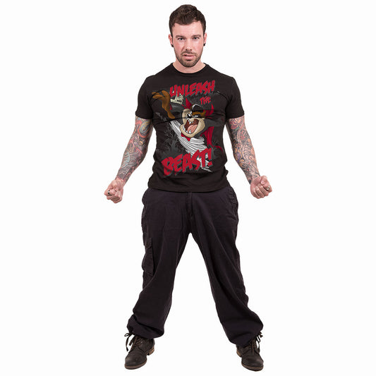 TAZ - UNLEASH THE BEAST - Front Print T-Shirt Black – product image 2 of 2