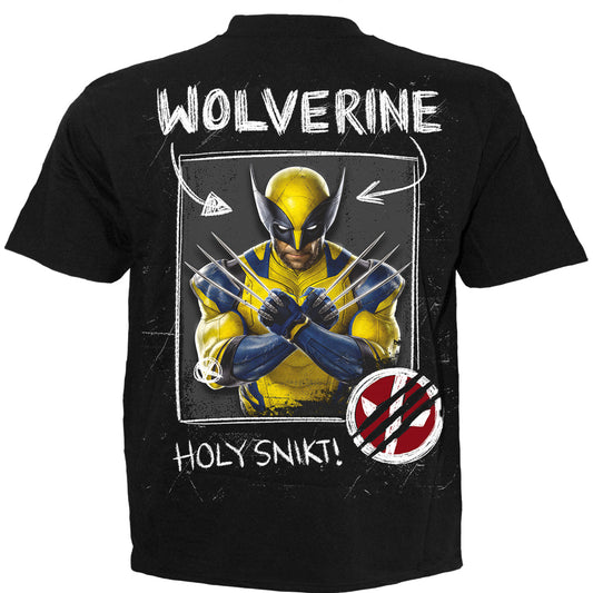 DEADPOOL - WOLVERINE SKETCHES - T-Shirt Black – product image 2 of 3