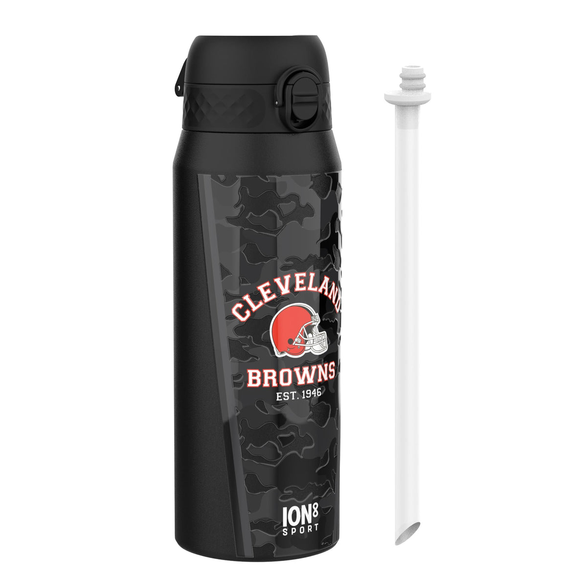 NFL x ION8 Insulated Steel Water Bottle, NFL Browns, 750ml (24oz) – product image 1 of 7