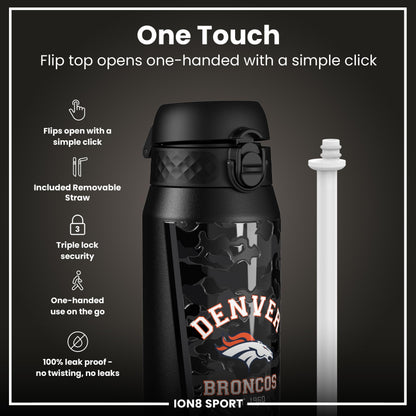 NFL x ION8 Insulated Steel Water Bottle, NFL Broncos, 750ml (24oz) – product image 3 of 7