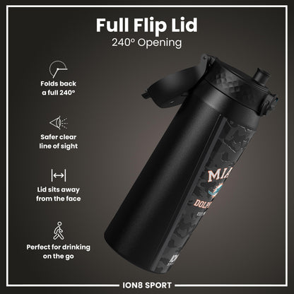 NFL x ION8 Insulated Steel Water Bottle, NFL Dolphins, 750ml (24oz) – product image 4 of 7