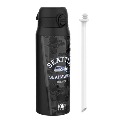 NFL x ION8 Insulated Steel Water Bottle, NFL Seahawks, 750ml (24oz) – product image 1 of 7