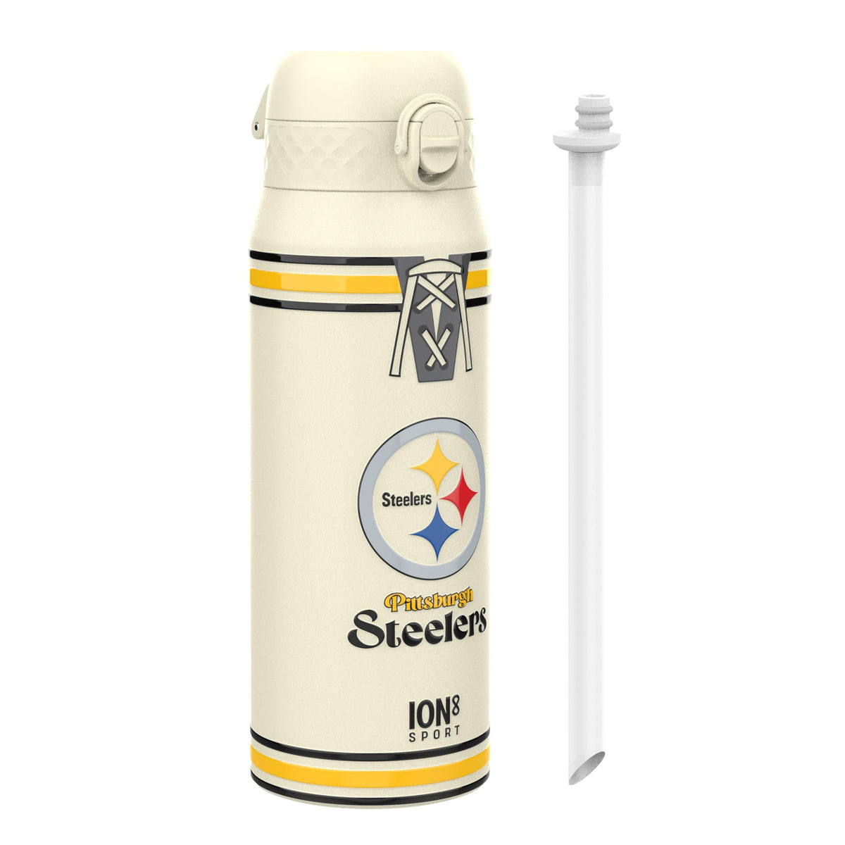 NFL x ION8 Insulated Steel Water Bottle, NFL Steelers, 750ml (24oz) – product image 1 of 7