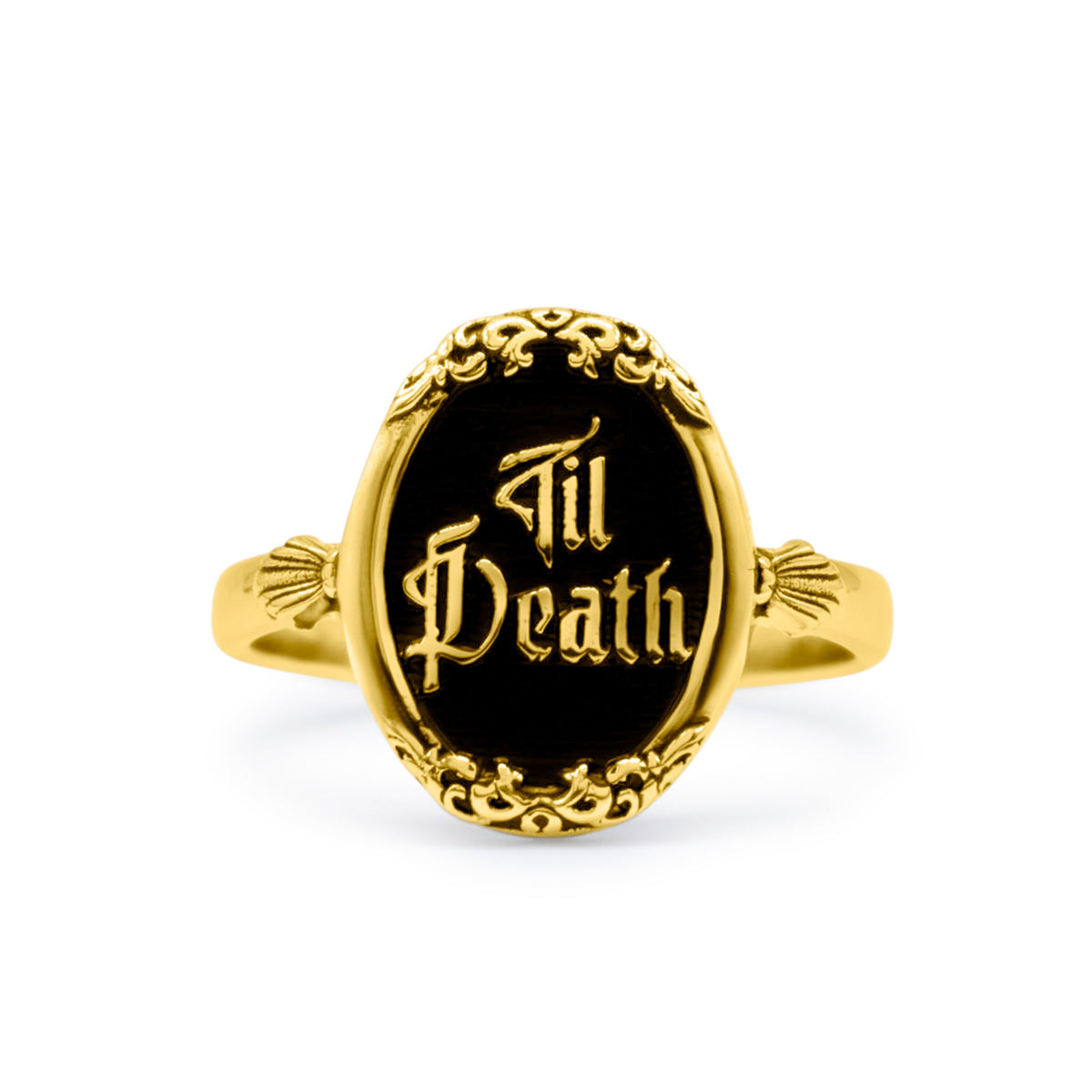 Gold Til Death Ring – product image 1 of 2
