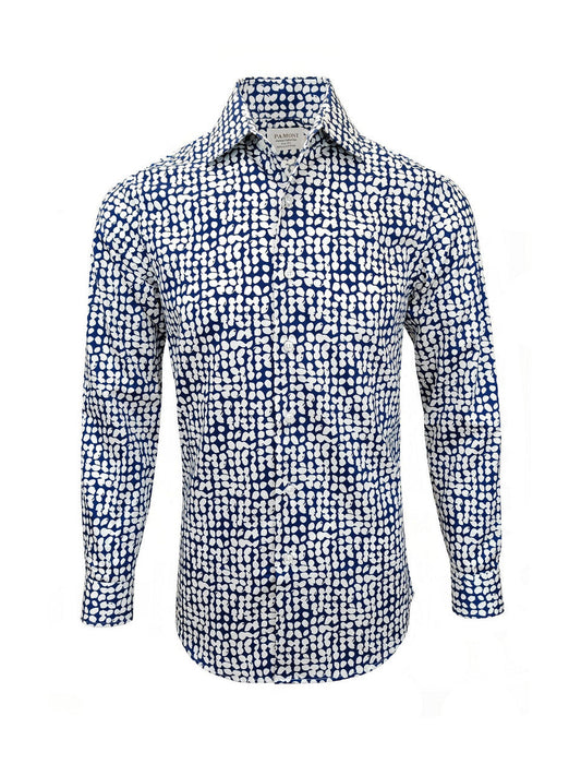 Blue and White Checkered Print Shirt – product image 1