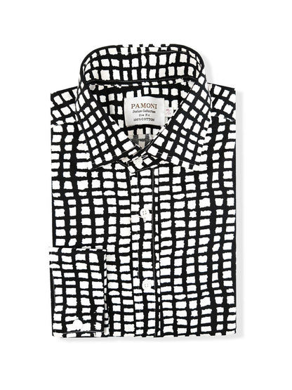 Black and White Checkered Shirt – product image 2