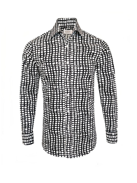 Black and White Checkered Shirt – product image 1