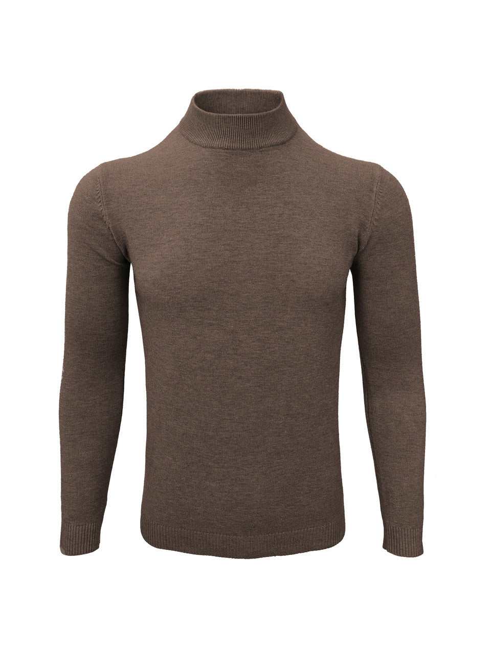 Brown High Neck Slim Fit Jumper – product image 3 of 3