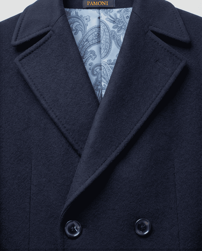 Classic Double-Breasted Wool Blend Overcoat – product image 4 of 4