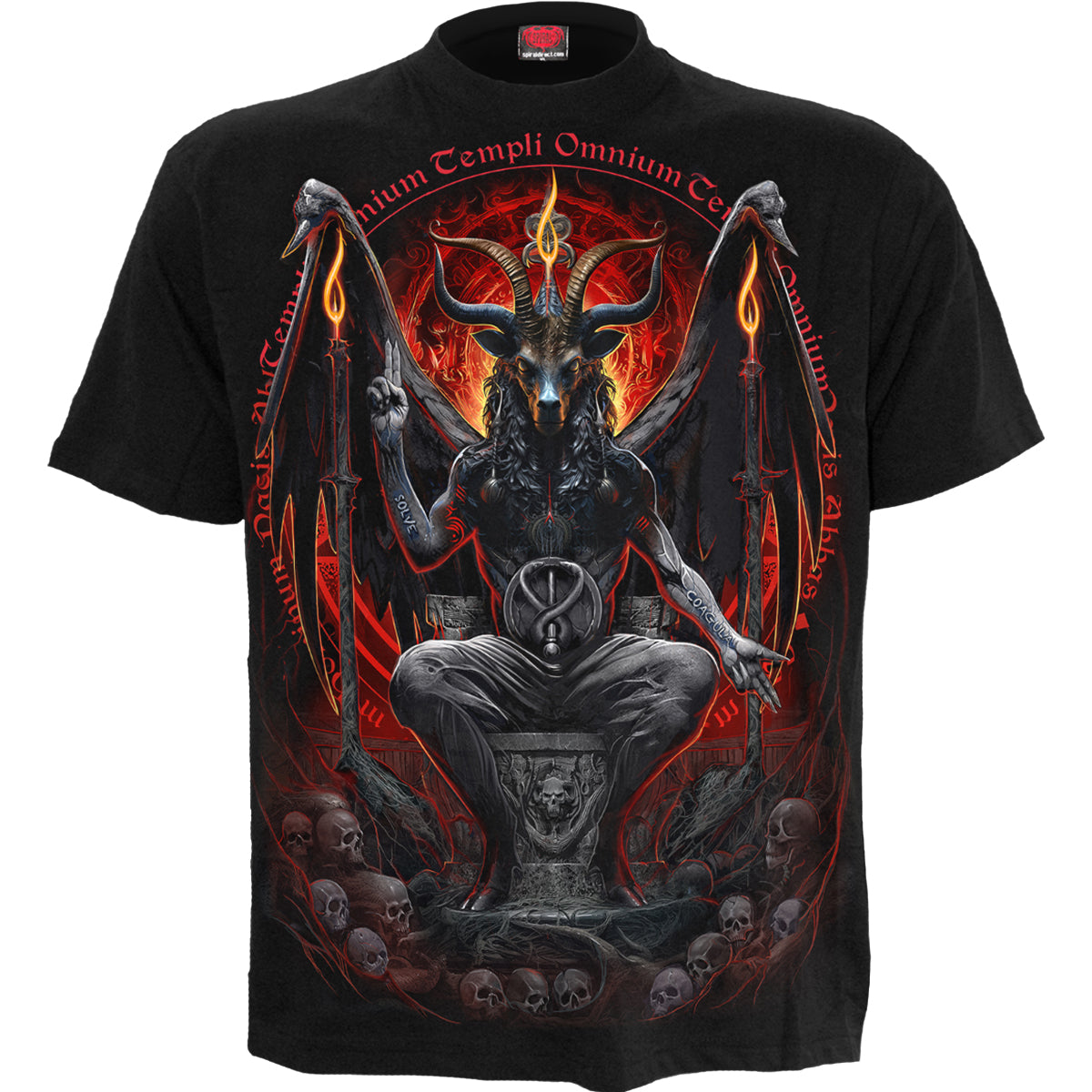 Baphomet Black Graphic T-Shirt – product image 1