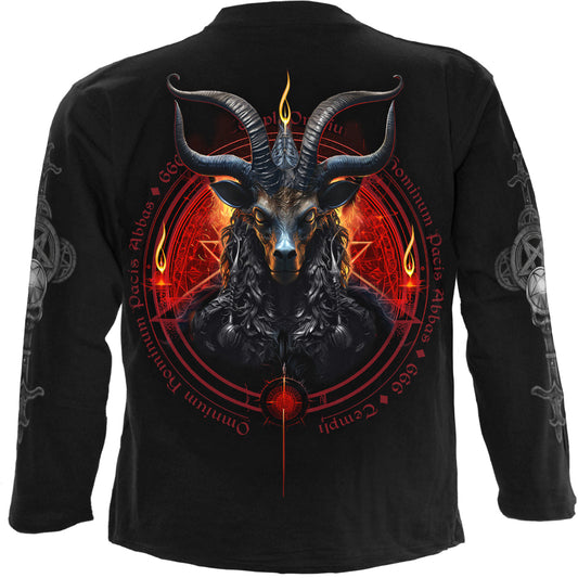 Baphomet Black Long-Sleeve T-Shirt – product image 2