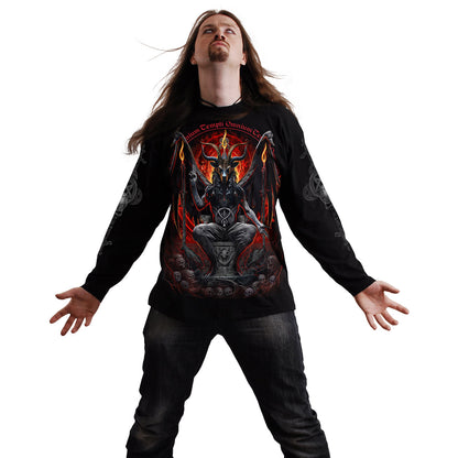 Baphomet Black Long-Sleeve T-Shirt – product image 3