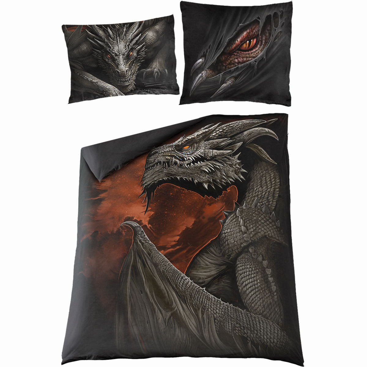 MAJESTIC DRACO - Double Duvet Cover + UK And EU Pillow case – product image 1 of 2
