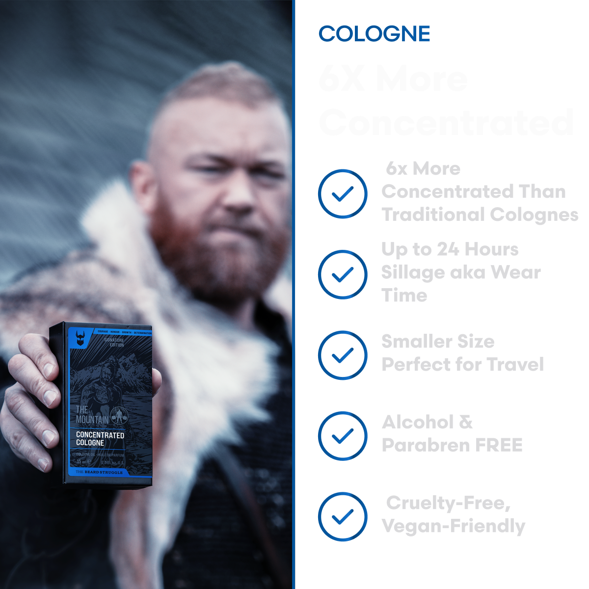 Concentrated Cologne - Mountain fragrance profile
