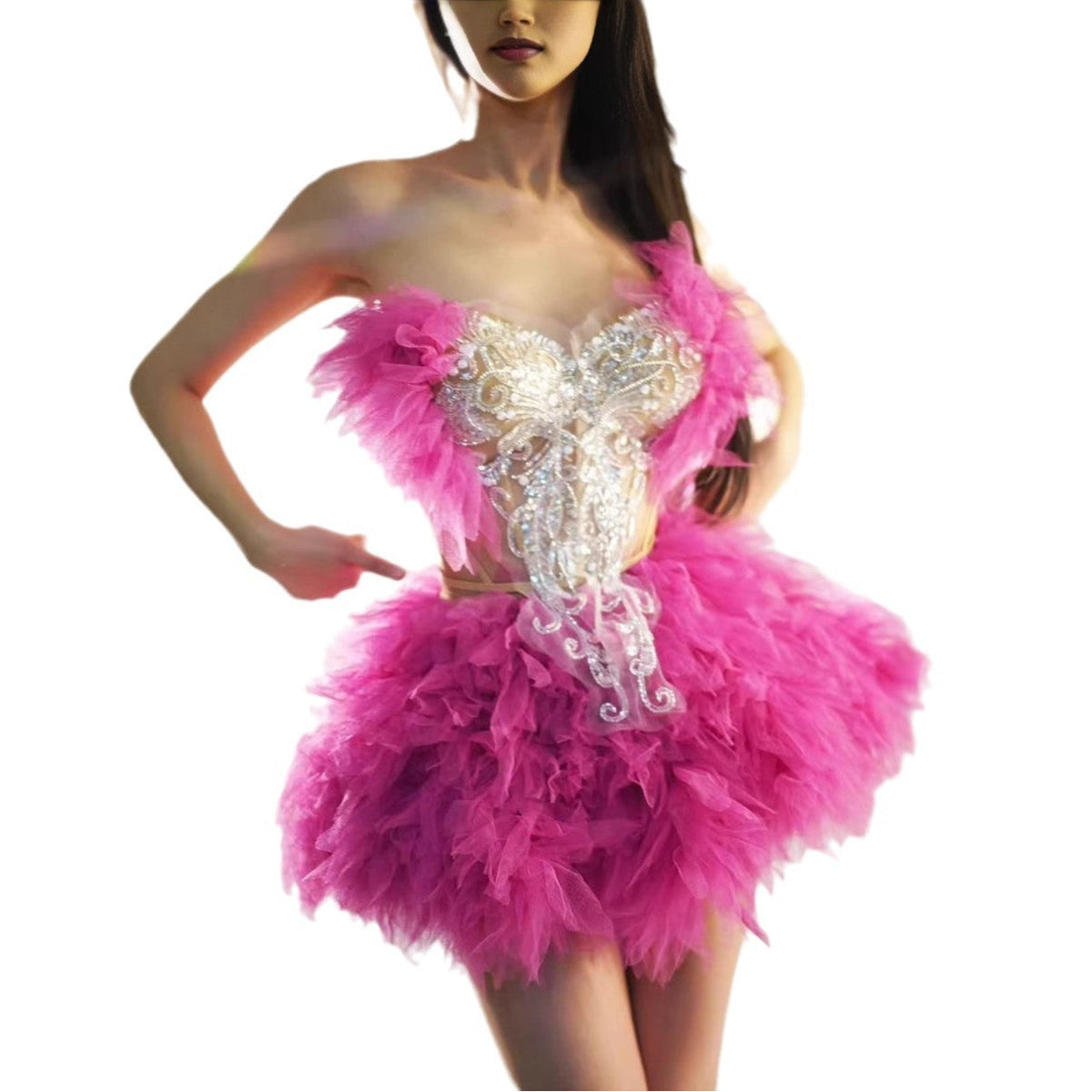 Vintage Mesh Sexy See-through Seaside Holiday Beach Dress – product image 5
