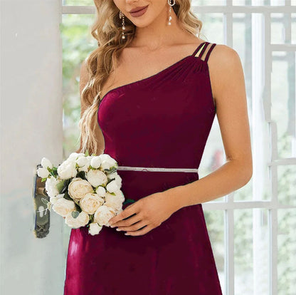 Women's One-Shoulder Slim-Fit Dress – product image 4