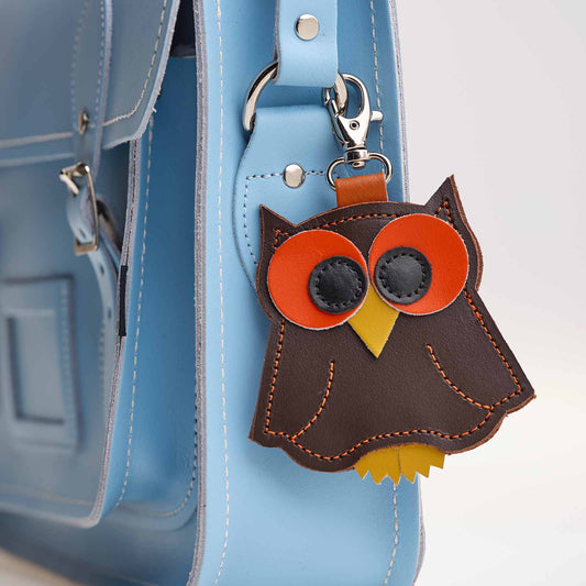 Owl bag charm - Dark Brown – product image 1 of 2