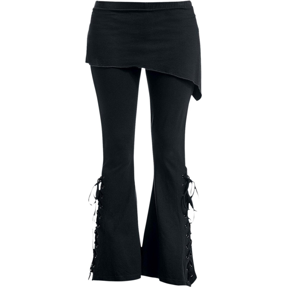 URBAN FASHION - 2in1 Boot-Cut Leggings with Micro Slant Skirt – product image 1 of 3