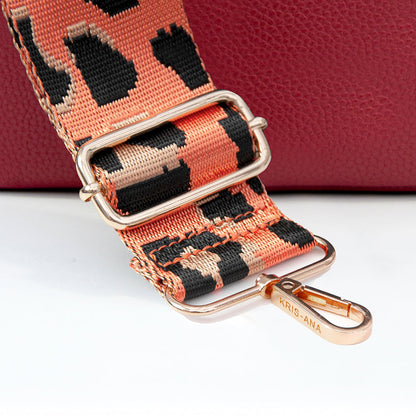 Personalised Luxury Crossbody Bag in Red