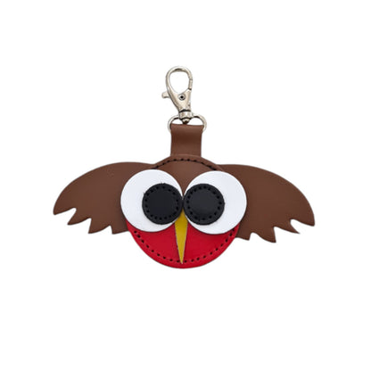 Robin Handmade Leather Bag Charm – product image 1 of 2