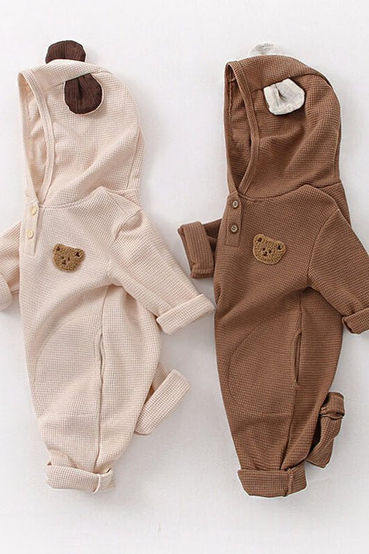 The Pointy Bear Knitted Hooded Playsuit – product image 1 of 5