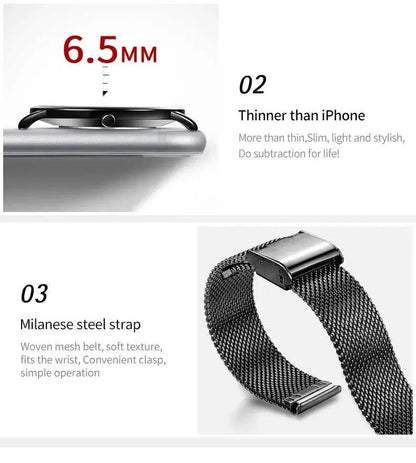 Simplicity Mesh Belt Couple Watches – product image 7 of 10