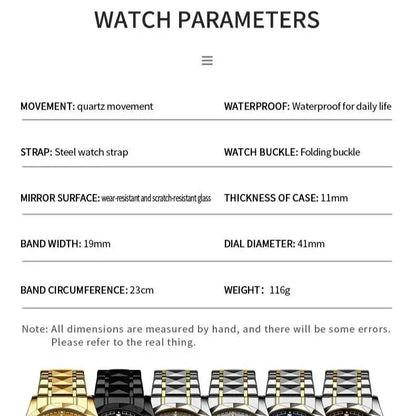Golden Stainless Steel Couple Watches – product image 4 of 10