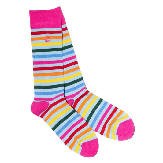 Pastel Striped Bamboo Socks – product image 1 of 7