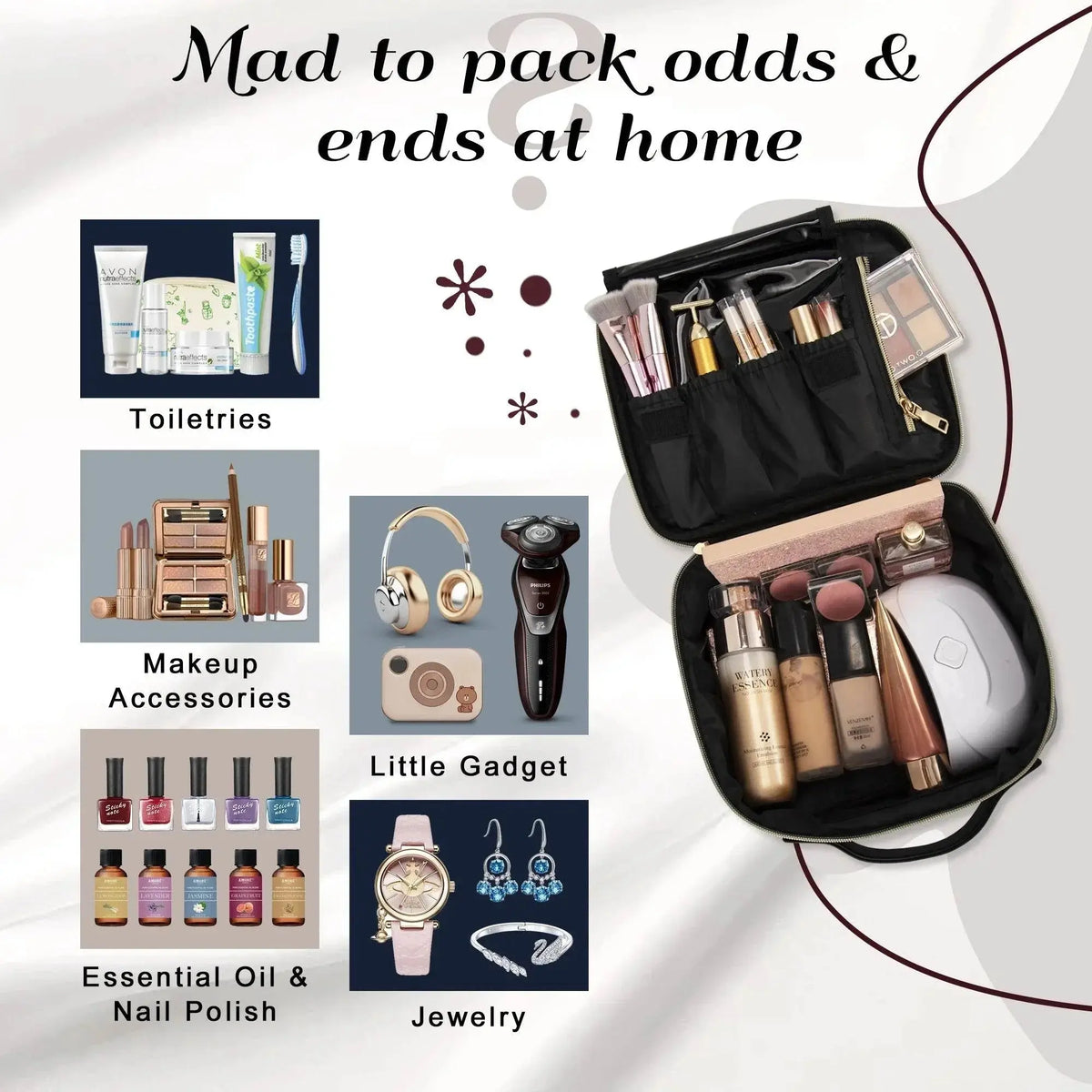 Cosmetic Brush Organizer Bag – product image 5 of 7