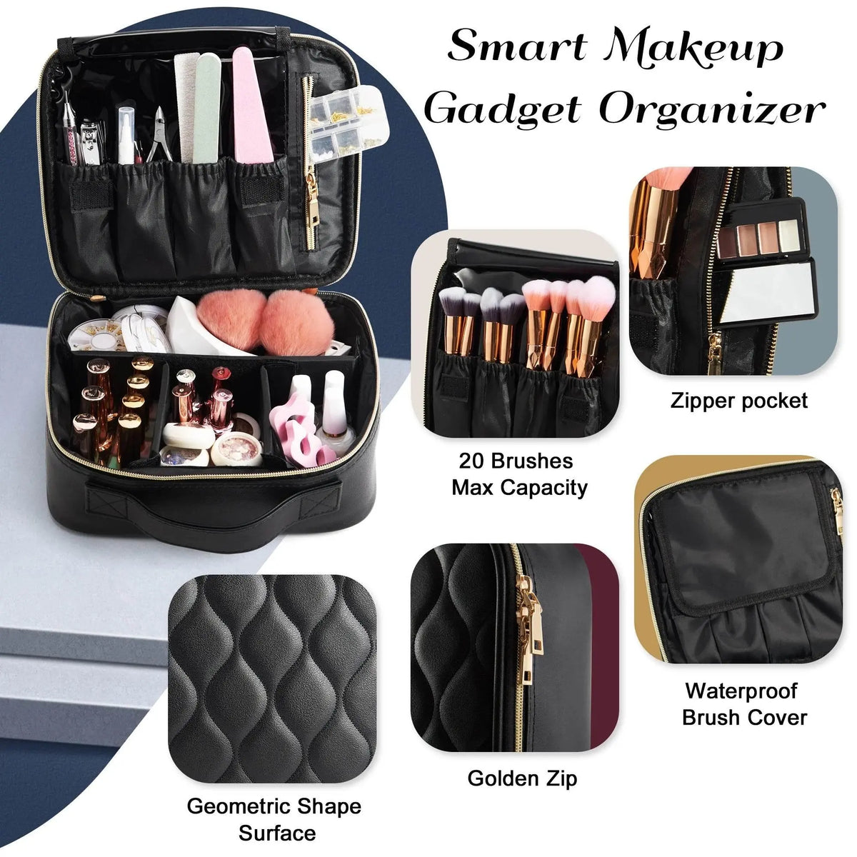 Cosmetic Brush Organizer Bag – product image 3 of 7