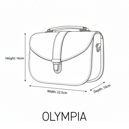 Olympia Handmade Leather Bag - Chestnut - product image 7 of 7