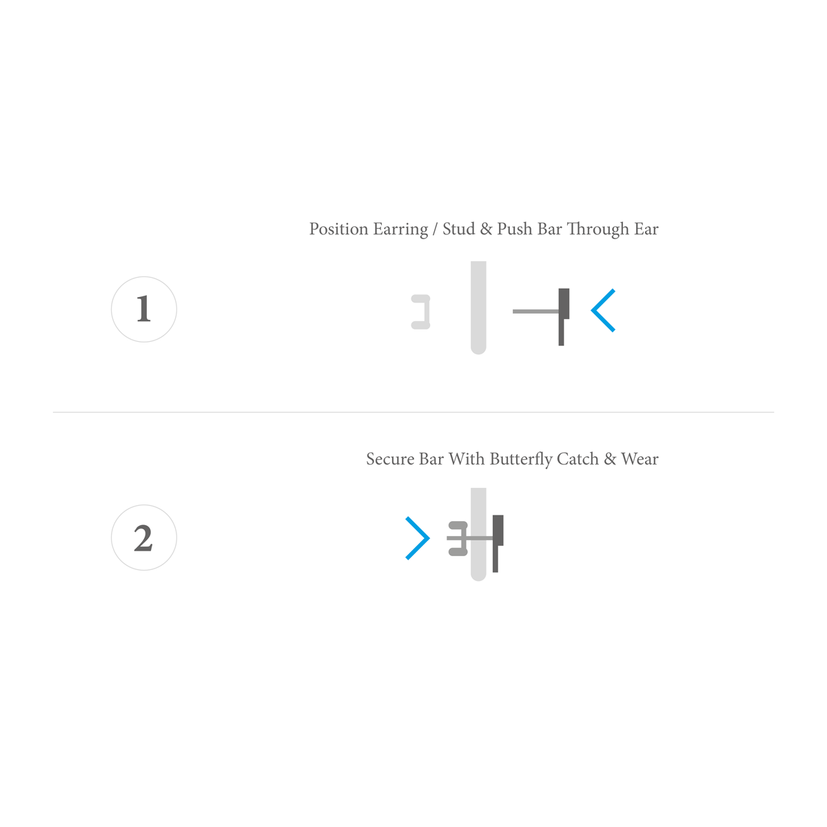 Huntington Surf Silver Earring Studs – product image 3 of 4