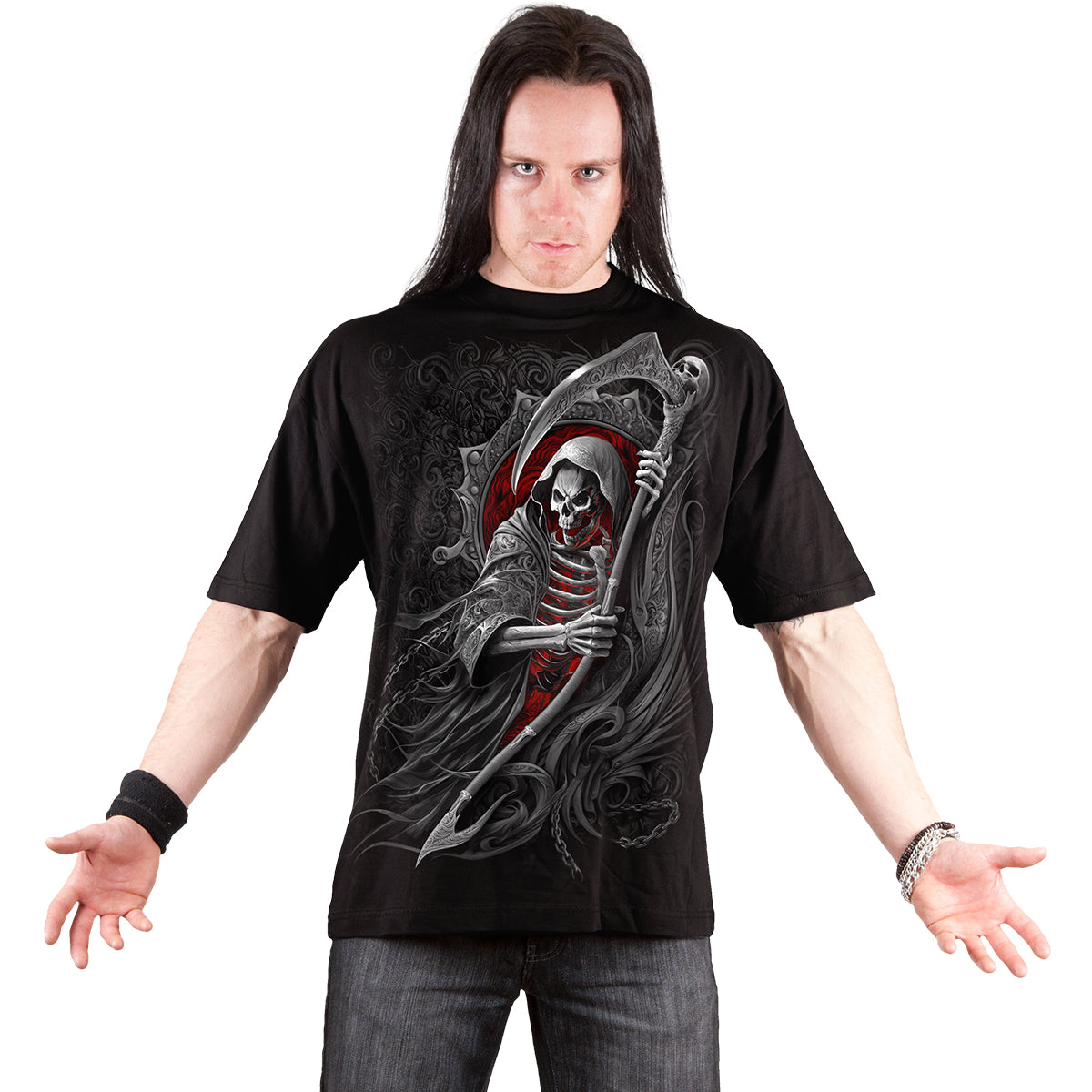Reaper’s Portal Black Graphic T-Shirt – product image 3