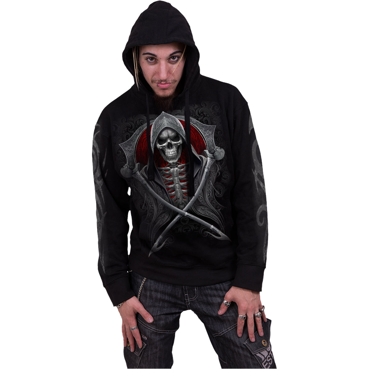 Reaper’s Portal Black Hoodie – product image 3