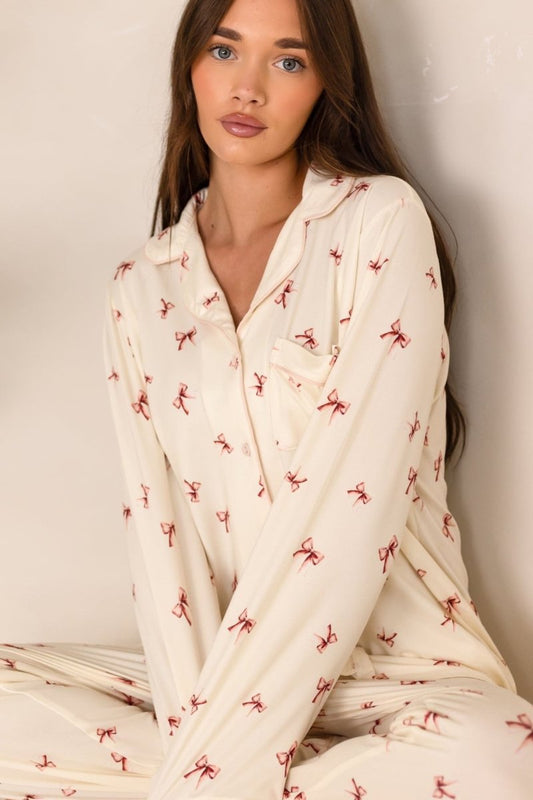 Adult COZY Rosy Ribbon Pyjamas – product image 2