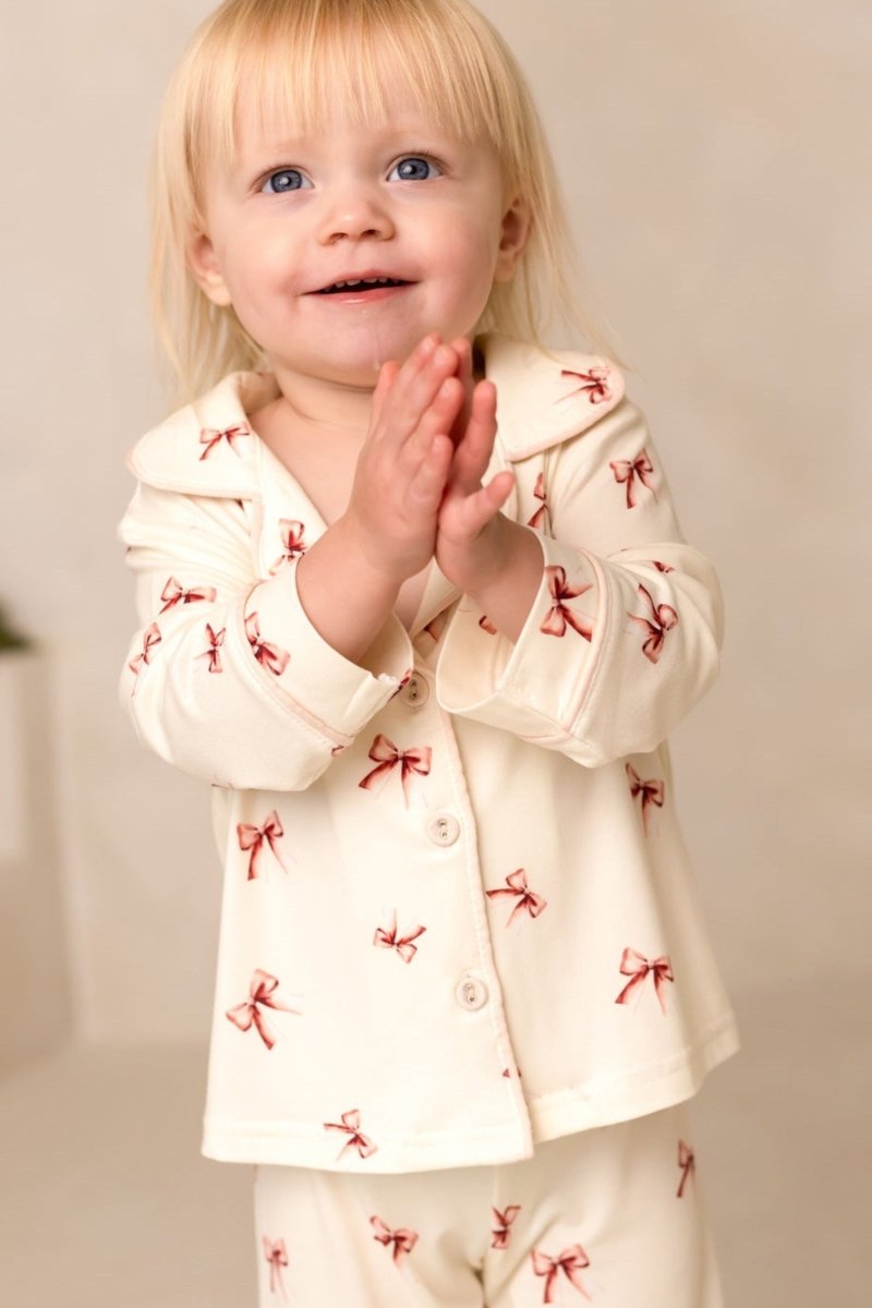 Mini COZY Rosy Ribbon Pyjamas Set – product image 3 of 5