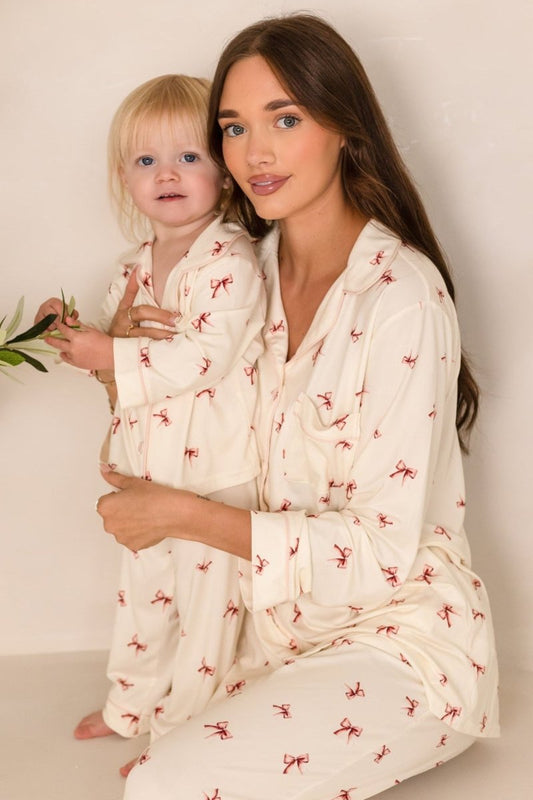 Mini COZY Rosy Ribbon Pyjamas Set – product image 2 of 10