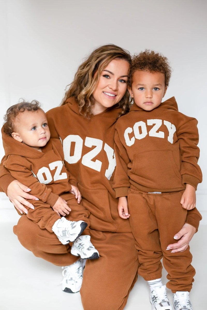 COZY Mini Tracksuit Brown Sets – product image 1 of 10