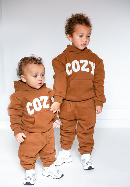 COZY Mini Tracksuit Brown Sets – product image 2 of 10