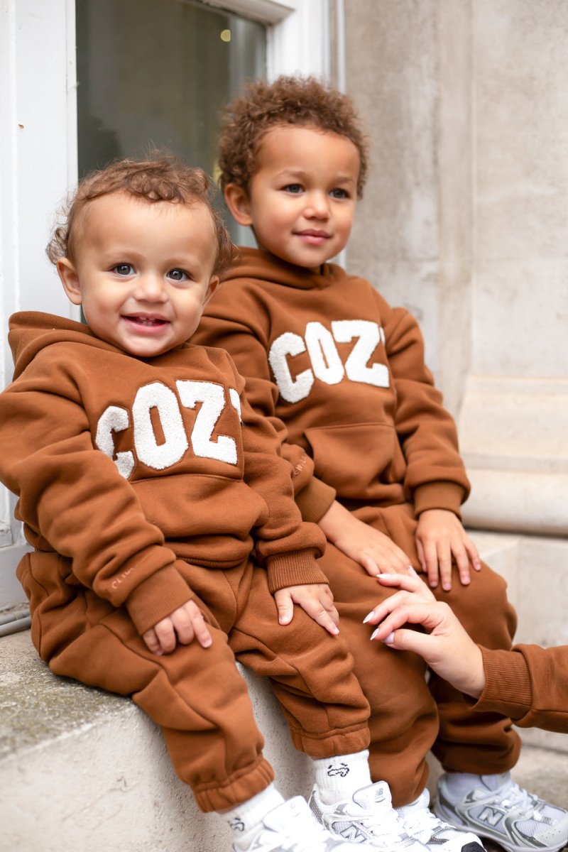 COZY Mini Tracksuit Brown Sets – product image 4 of 10