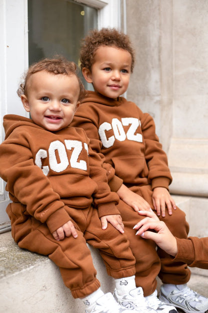 COZY Mini Tracksuit Brown Sets – product image 4 of 10