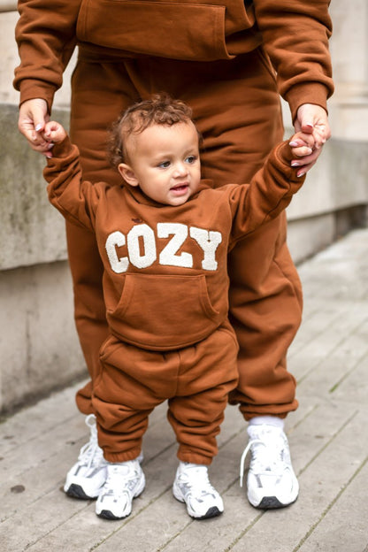 COZY Mini Tracksuit Brown Sets – product image 5 of 10